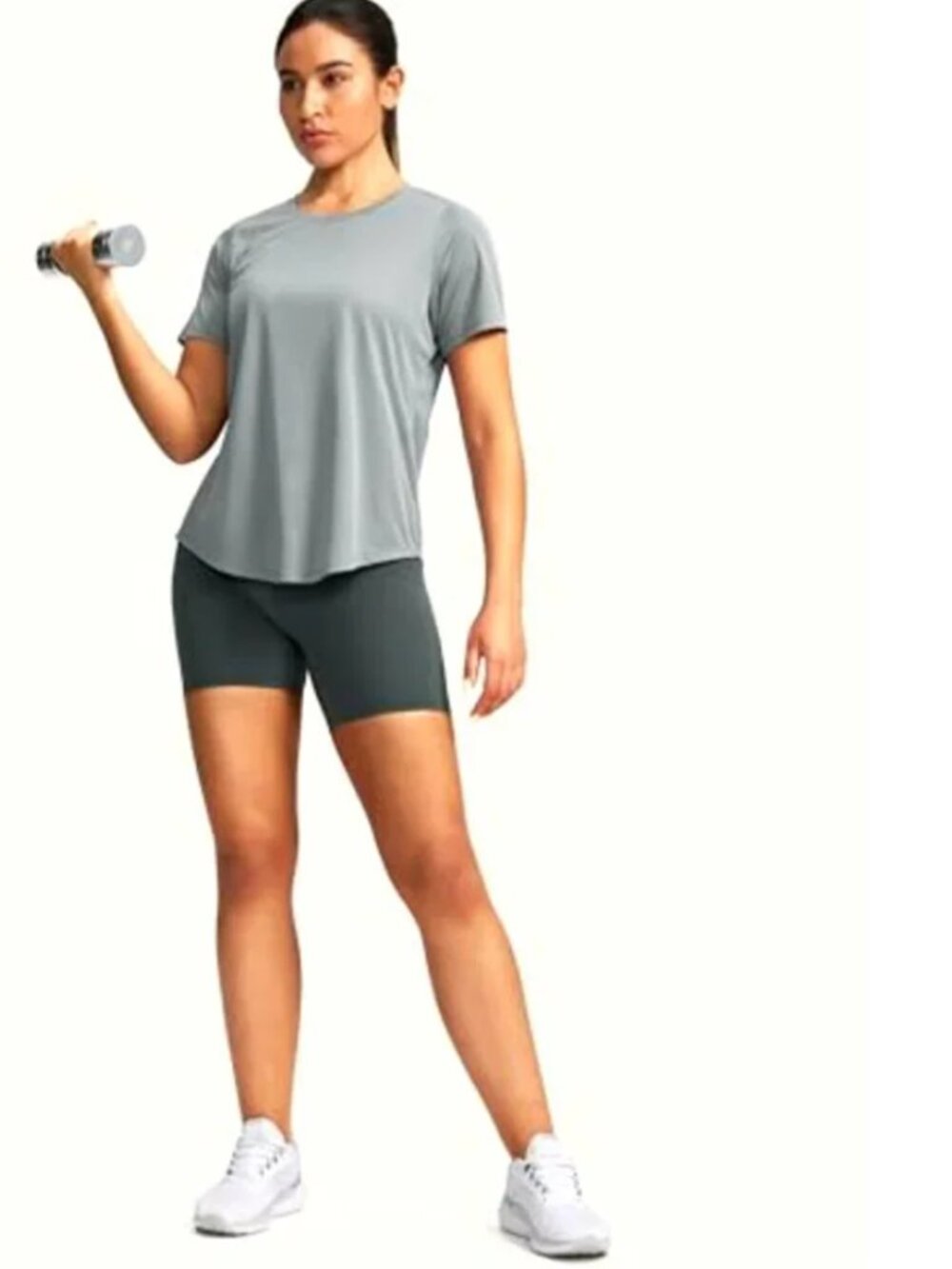 SOLSTICE ACTIVEWEAR Women's Performance Tech SS Shirt S Grey Gym Training - Picture 11 of 11